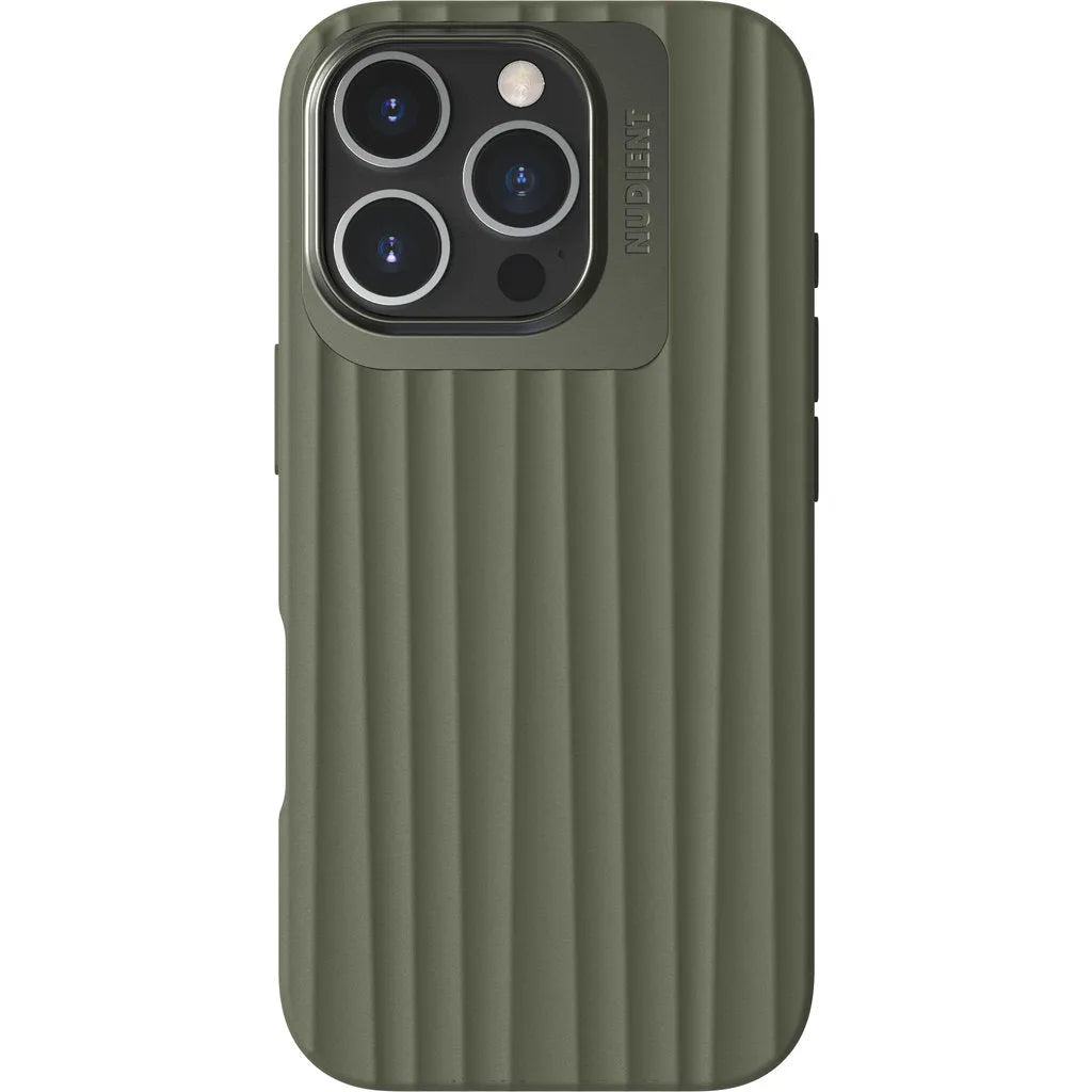 Nudient Bold MagSafe Case Apple iPhone 16 Pro Olive Green