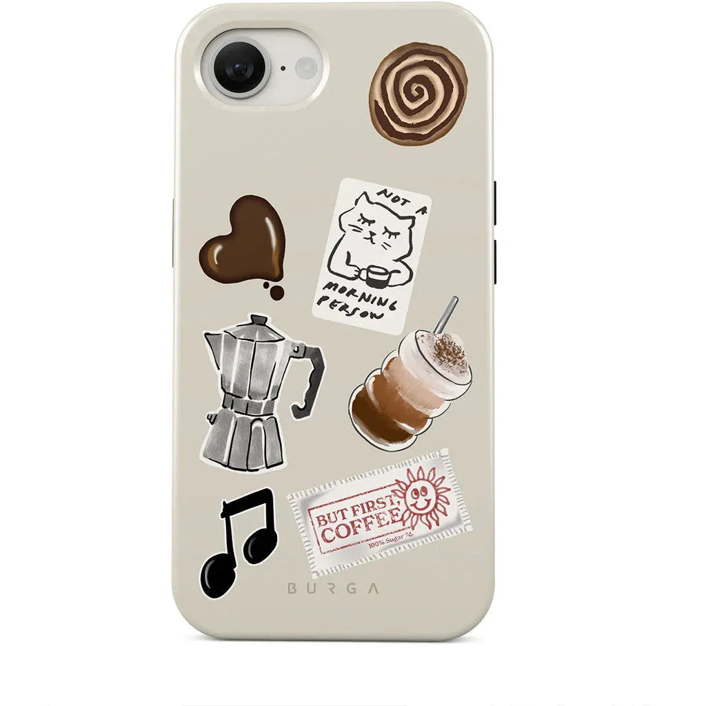 Burga Tough MagSafe Case Apple iPhone 17e/16e - Oat Milk Please