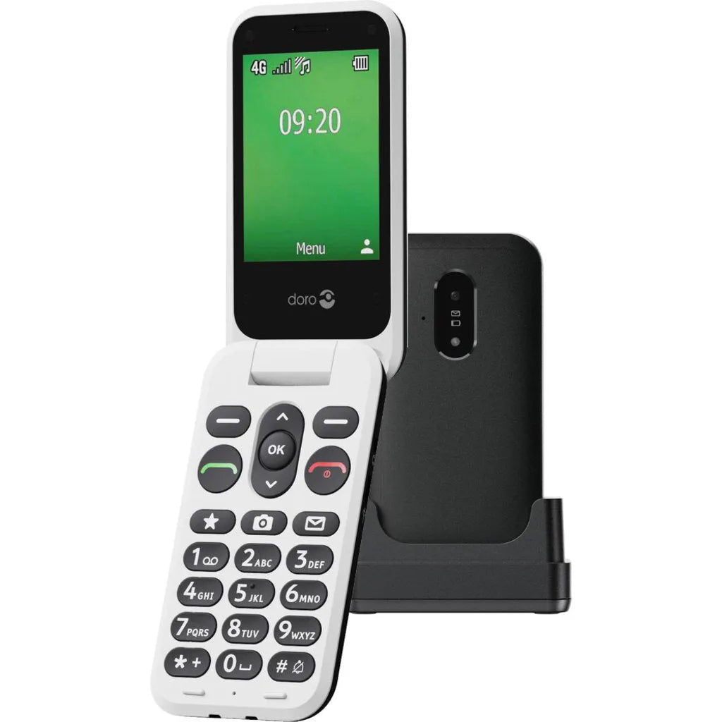Doro Leva E22 4G Black + Cradle