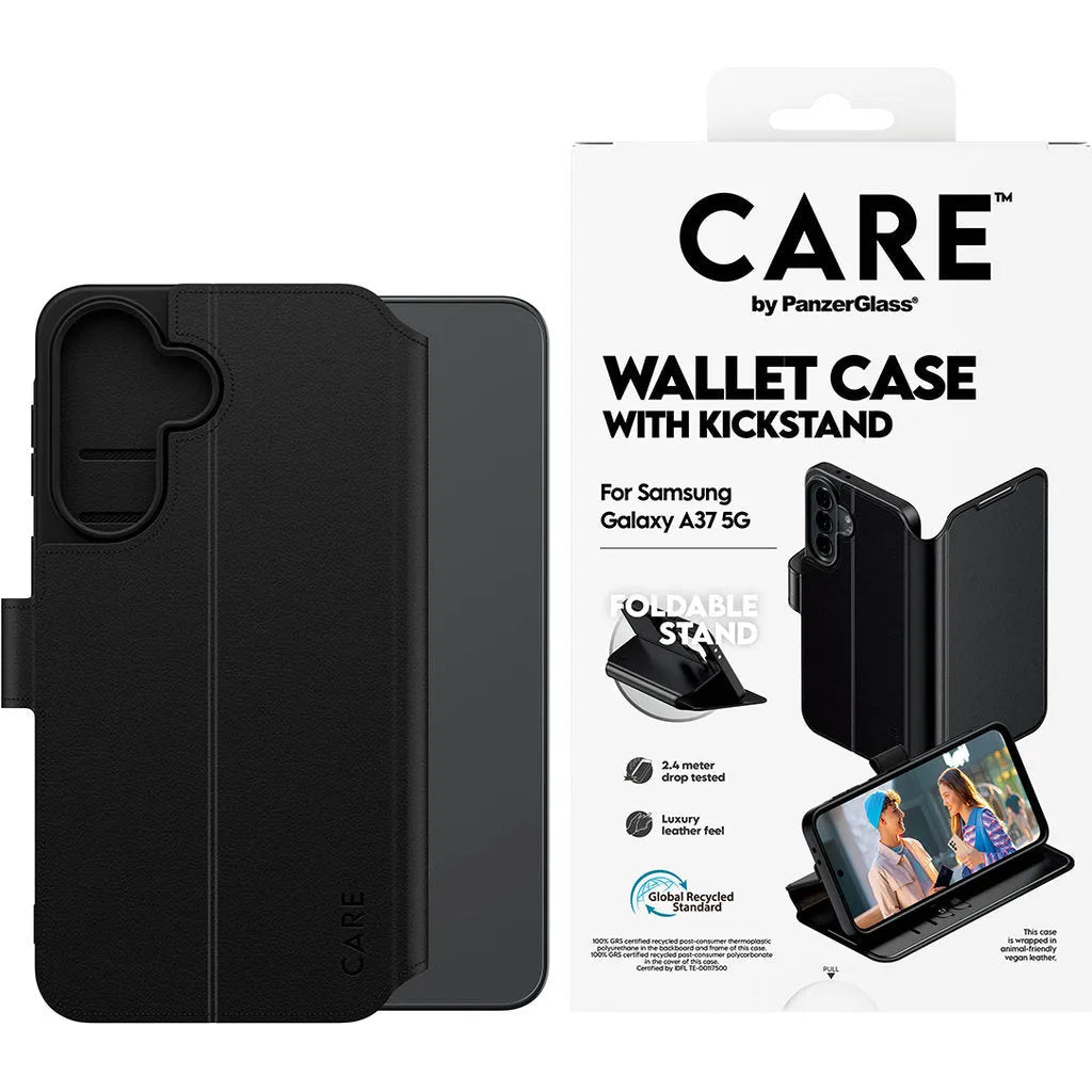 CARE by PanzerGlass Étui portefeuille avec béquille Samsung Galaxy A37 5G