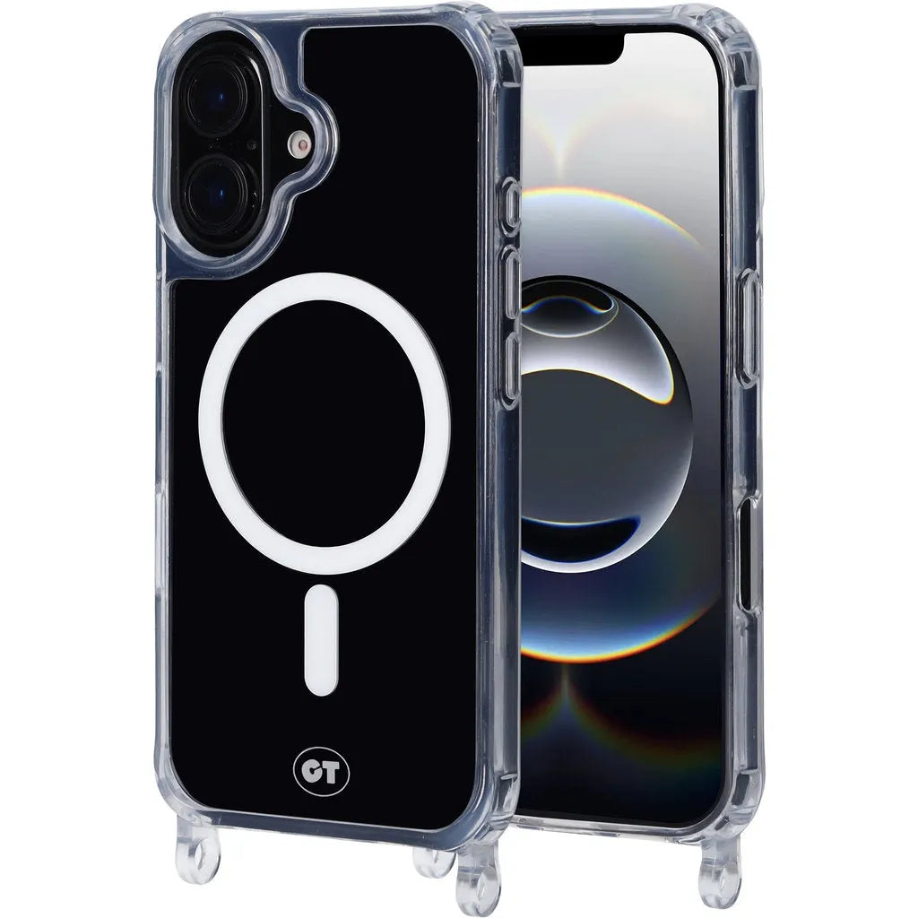 Casetastic Base Case Compatible MagSafe Apple iPhone 16 Transparent