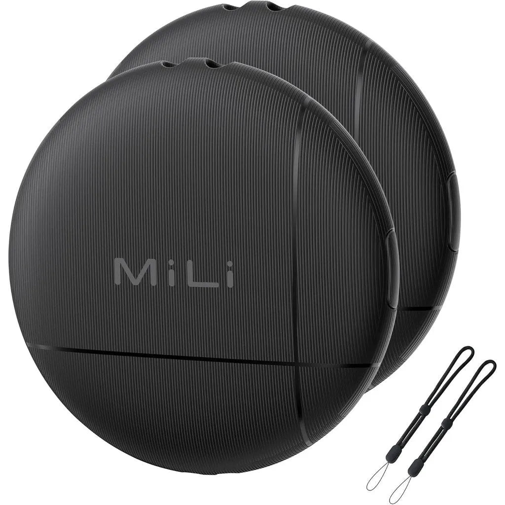 MiLi LiTag Find My Tag iOS - Black - 2 Pack