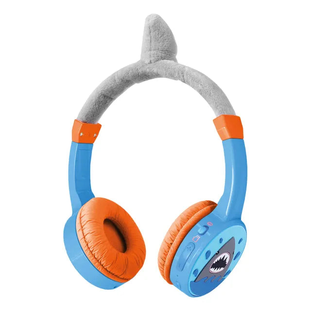 Mobilize kabellose/kabelgebundene Over-Ear-Kopfhörer für Kinder 85 dB Hai