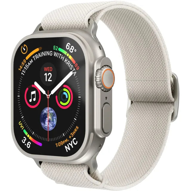 Vonmählen Classic Nylon Loop Für Apple Watch 40 - 41 - 42mm Einheitsgröße Creme