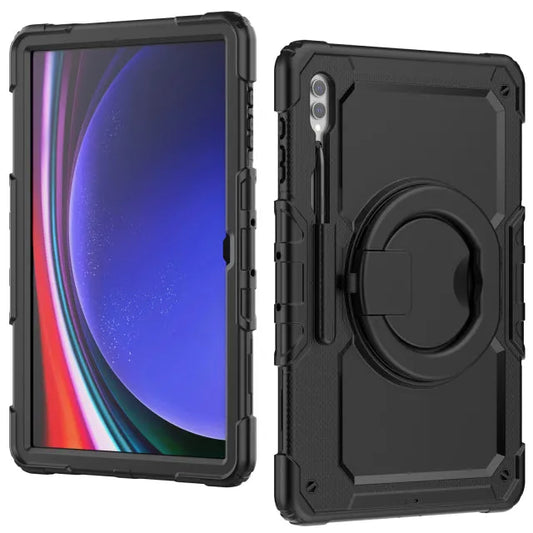 Mobilize Rotating Defender Case Standfunktion für Samsung Galaxy Tab S9 Ultra/S10 Ultra 14.6 Schwarz