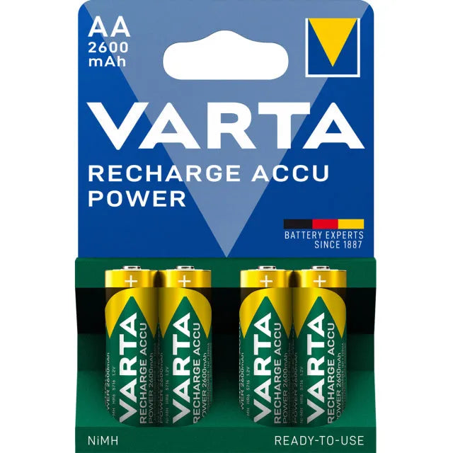 Varta Rechargeable Power Akku 2600 mAh 4er-Pack