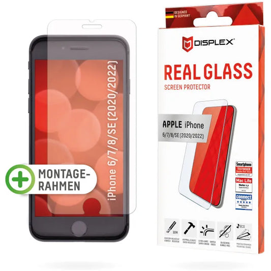DISPLEX Real Glass Apple iPhone 6/6S/7/8/SE (2020/2022)