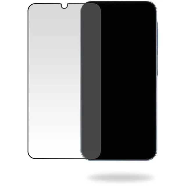 Mobilize Protection d'écran en verre - Cadre noir - Samsung Galaxy A15 4G/5G