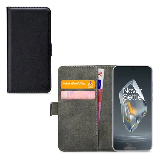 Mobilize Classic Gelly Wallet Book Case OnePlus 12R Schwarz