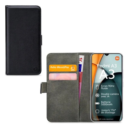 Mobilize Classic Gelly Wallet Book Case Xiaomi Redmi A3/A3x Black