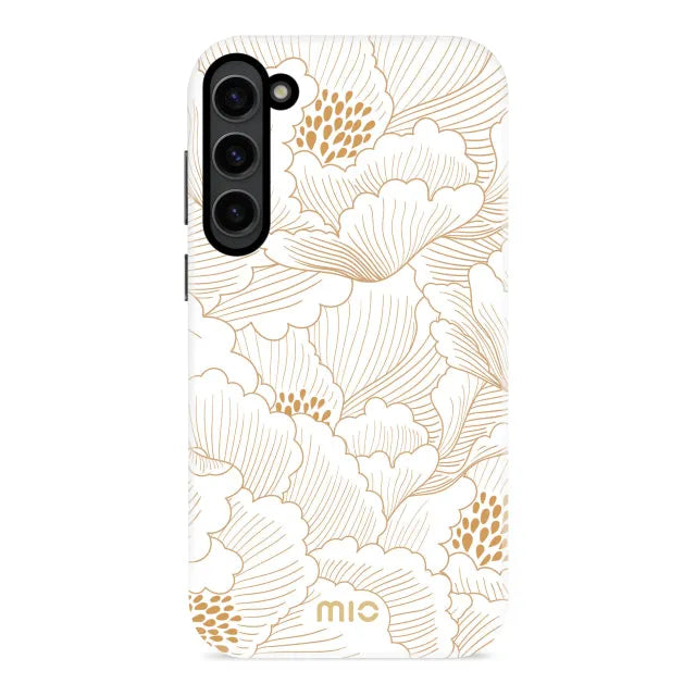 MIO Roses Blanches Compatible Magsafe pour Samsung S23 5G