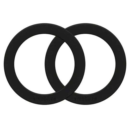 Mobilize Magsafe Compatible Metal Ring Black (2-Pack)