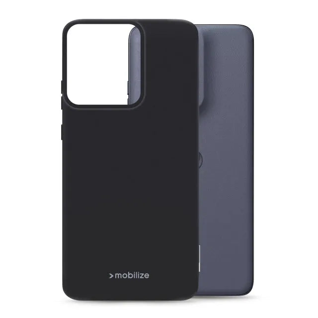 Mobilize Housse souple en caoutchouc Gelly Case Motorola Edge 50 Neo Noir mat