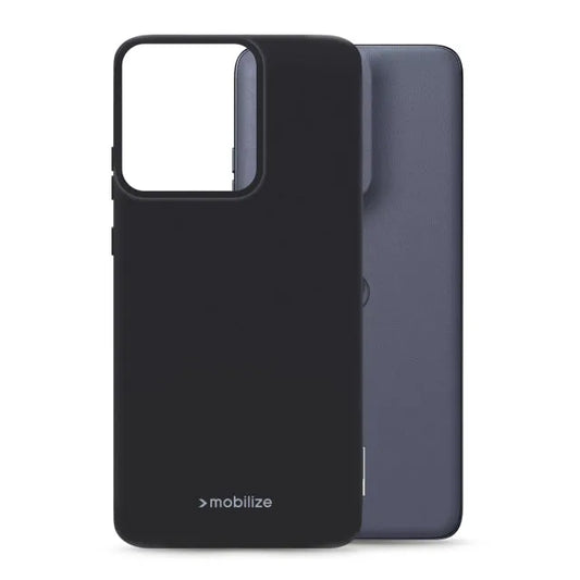 Mobilize Rubber Gelly Case Motorola Edge 50 Neo Matt Black