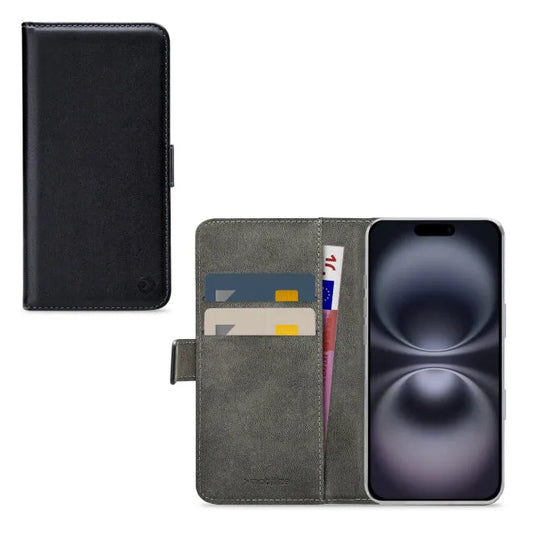 Mobilize Classic Gelly Wallet Book Case Apple iPhone 16 Noir