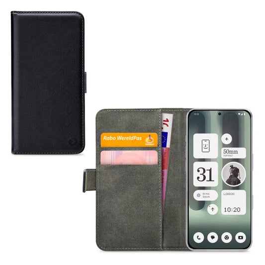 Mobilize Classic Gelly Wallet Book Case Nothing Phone (2a) Plus Noir