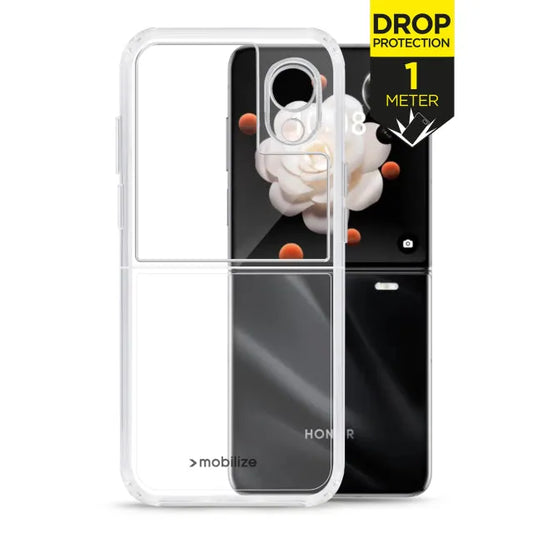 Coque de protection Mobilize Naked pour Honor Magic V Flip Transparente