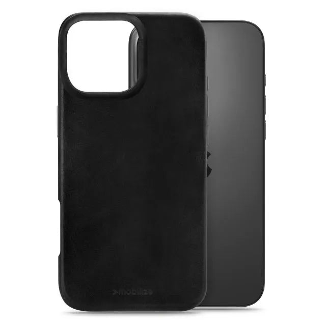 Mobilize Magsafe Compatible Premium Leather Case Apple iPhone 16 Pro Max Black