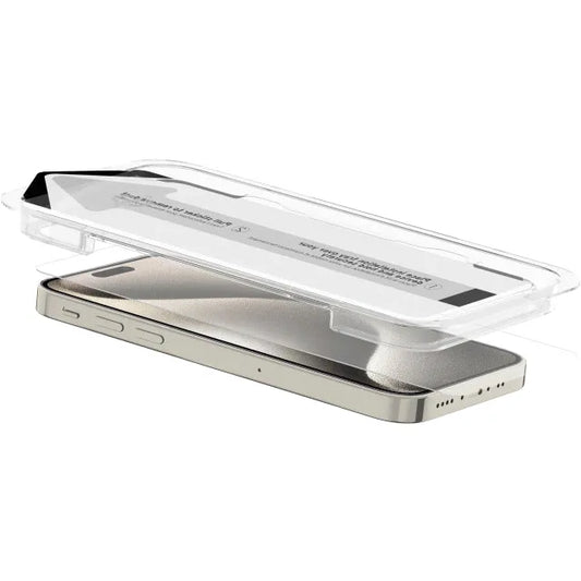ITSKINS Supreme Glass Displayschutzfolie mit Ausrichtungshilfe Apple iPhone 15 Pro Max Clear