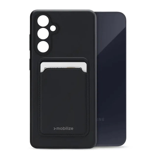 Mobilize Rubber Gelly Card Case Samsung Galaxy A55 5G Matt Black