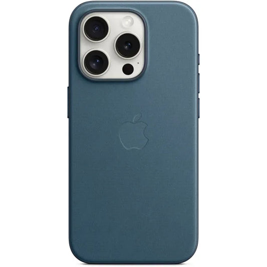 MT4Q3ZM/A Coque FineWoven avec MagSafe pour iPhone 15 Pro Bleu pacifique
