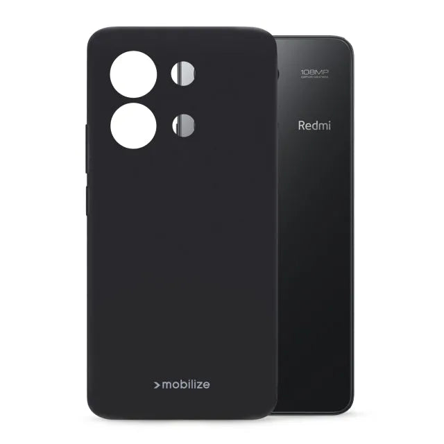 Mobilize Rubber Gelly Case Xiaomi Redmi Note 13 4G Matt Black