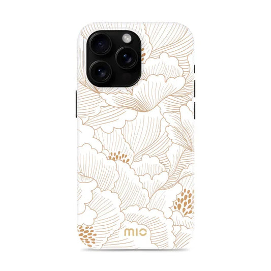 MIO White Roses Magsafe Compatible for iPhone 16 Pro Max