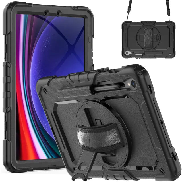 Xccess Survivor All-round Case Samsung Galaxy Tab S10 FE+ 13.1 Schwarz (ohne Displayschutz)