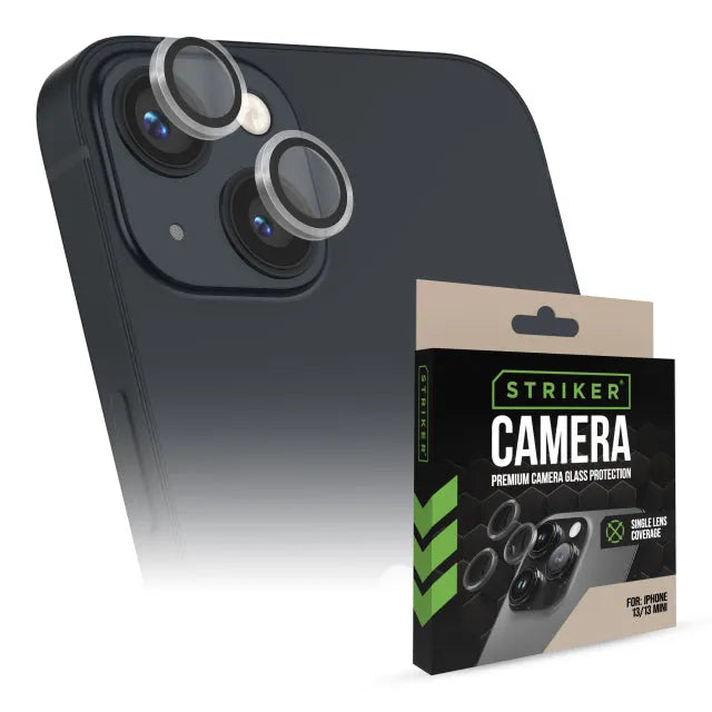 Striker Single Lens Glass Camera Protector - Transparent - Apple iPhone 13/13 Mini