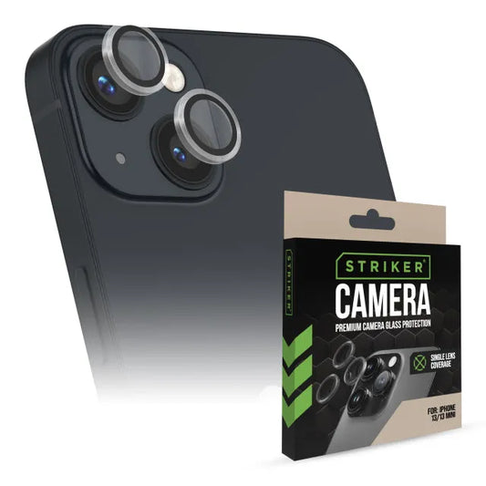 Striker Single Lens Glass Camera Protector - Transparent - Apple iPhone 13/13 Mini