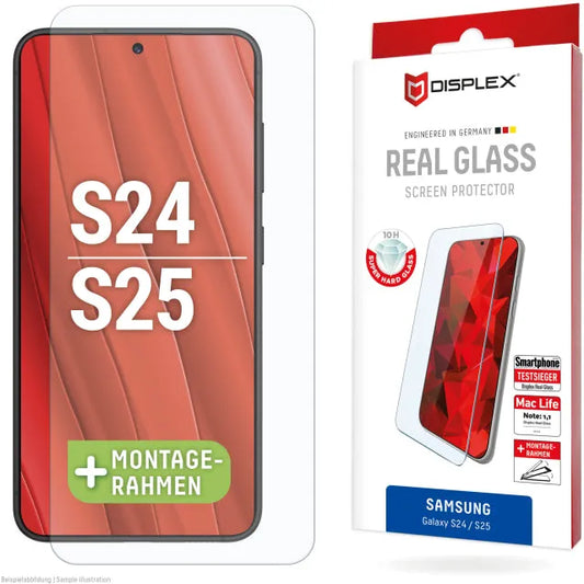 DISPLEX Real Glass Samsung Galaxy S24/S25