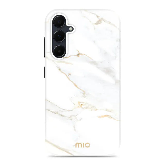 MIO White Marble Magsafe Compatible for Samsung A35 5G