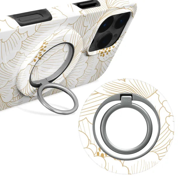 MIO White Roses MagSafe-kompatibler Ringhalter