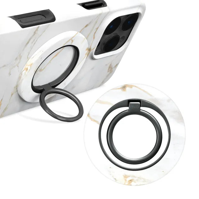 MIO White Marble MagSafe-kompatibler Ringhalter