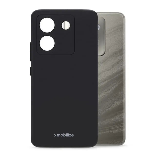 Mobilize Rubber Gelly Case Xiaomi Poco M7 Pro 5G Noir Mat