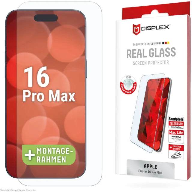 DISPLEX Echtglas Apple iPhone 16 Pro Max
