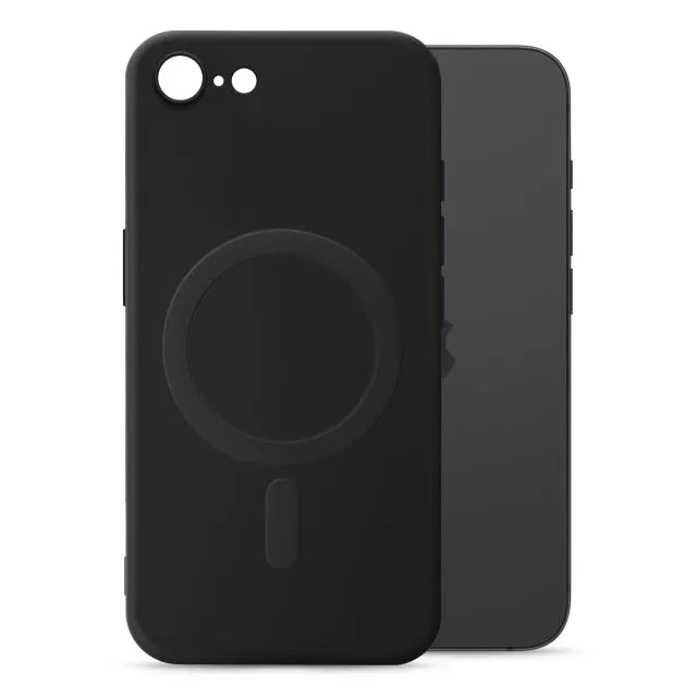 My Style Protective Flex MagSafe kompatible Hülle für Apple iPhone 7/8/SE (2020/2022) Schwarz