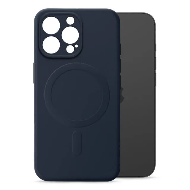 My Style Protective Flex Magsafe Compatible Case for Apple iPhone 15 Pro Midnight Blue