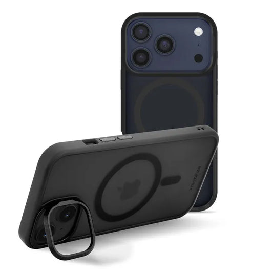 Mobilize MagSafe Compatible Hybrid Pro Case with Camera Stand Apple iPhone 17 Pro Black