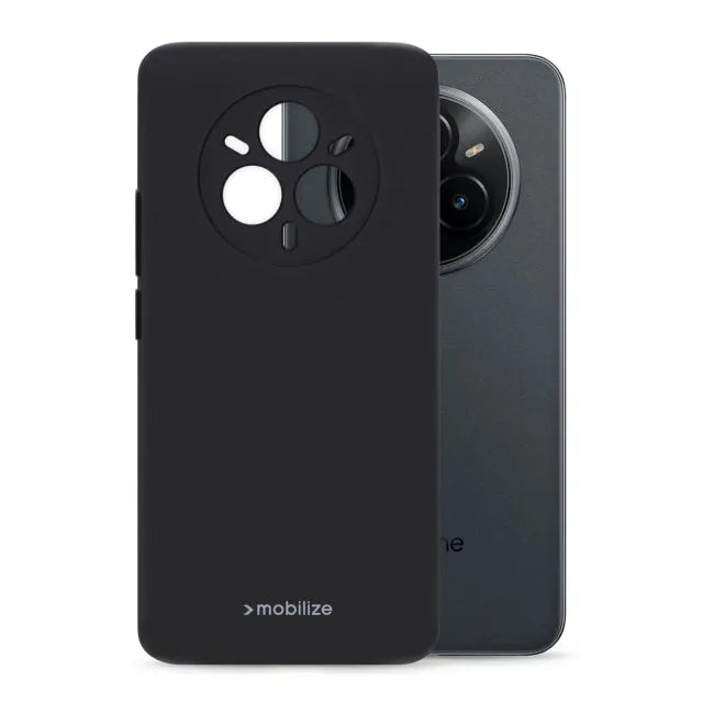Mobilize Rubber Gelly Case realme 14 Pro+ 5G Mattschwarz