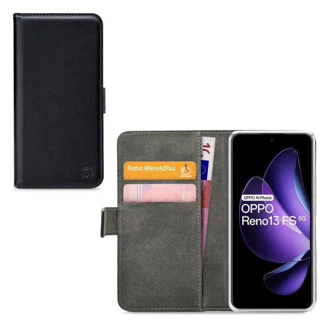 Mobilize Classic Gelly Wallet Book Case OPPO Reno13 FS 5G Schwarz
