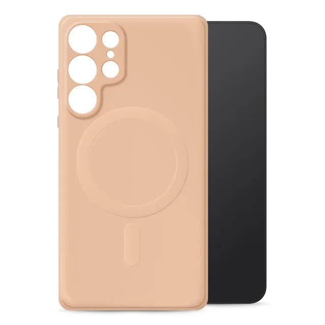 My Style Protective Flex Magsafe Compatible Case for Samsung Galaxy S25 Ultra 5G Soft Pink
