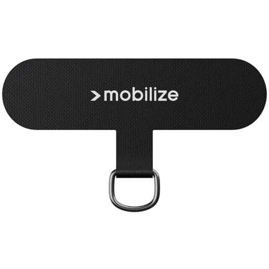 Mobilize Nylon Patch for Lanyard 5 Pieces - Black  (with metal ring)