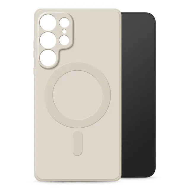My Style Protective Flex MagSafe-kompatible Hülle für Samsung Galaxy S25 Ultra 5G Antikweiß