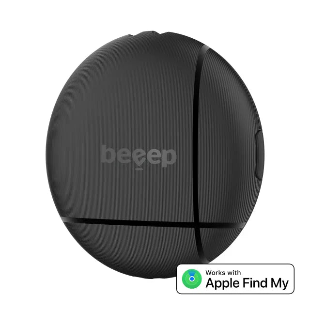 Beeep BeTag Finde meinen Tracker Schwarz & Schlüsselanhänger Schwarz - 1er-Pack