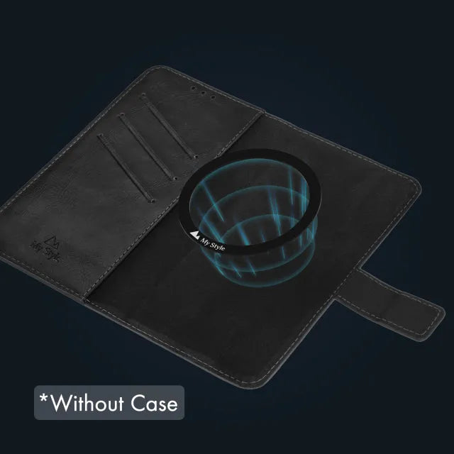 My Style Universal MagSafe Compatible Wallet - Black 6.3" (Without Case)