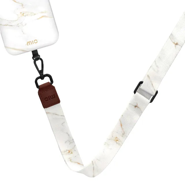 MIO Lanyard Weißer Marmor