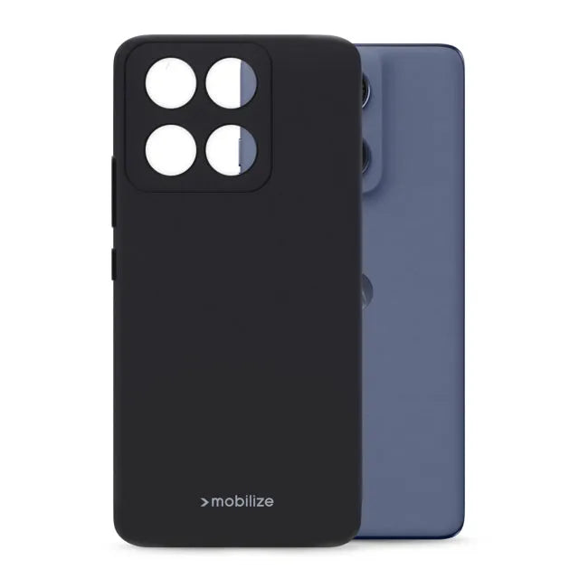 Mobilize Rubber Gelly Case Motorola Edge 60 Fusion Matt Black