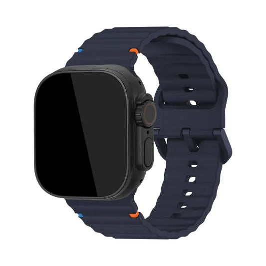 Mobilize Silicon Watch Band - Buckle - for Apple 38/40/41mm - Blue