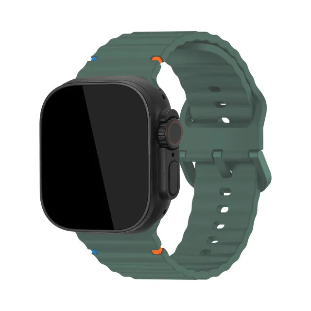 Mobilize Silicon Watch Band - Buckle - for Apple 38/40/41mm - Green